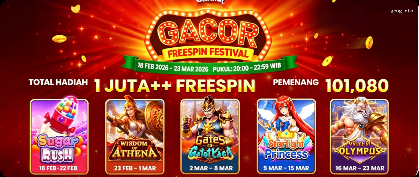 Login gengtoto Sekarang Bonus Melimpah